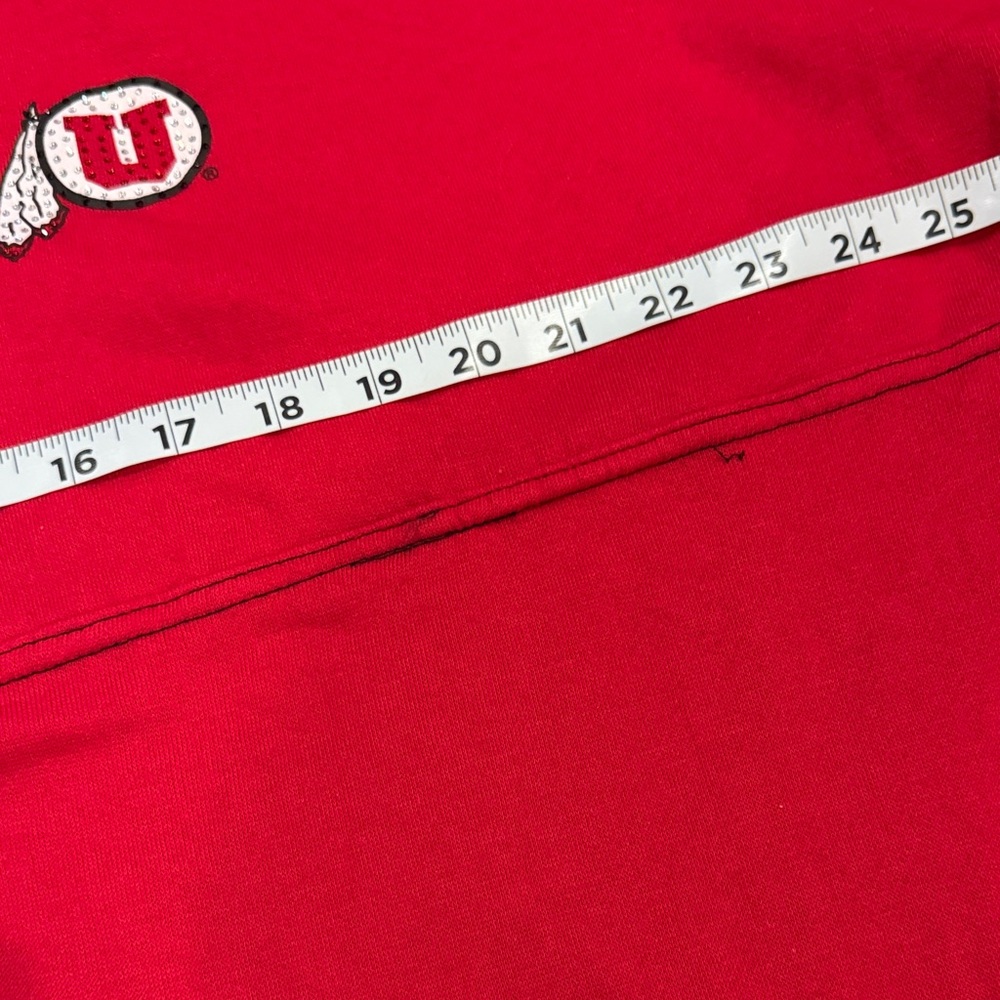 Utah Women’s Red Quarter-Zip Pullover - Picture 5 of 13